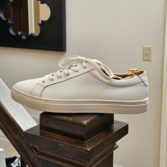New Republic Men's Leather Sneakers, Classic White, Sz 12 - Picture 9 of 16